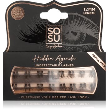 SOSU Cosmetics Hidden Agenda Undetectable Lashes pachet cu gene fără noduri autoadezive - imagine 2